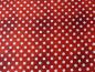 Preview: Stoff mit weißen Punkten auf rotem Untergrund von Quilting Treasures aus der Serie Daily Grind.