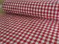 Preview: Baumwollstoff, Karo,0,5cm, rot