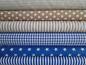 Preview: Verschiedene Baumwollstoffe in blau und beige.