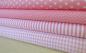 Preview: Verschiedene Baumwollstoffe in rosa.