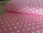 Preview: Baumwollstoff, Sterne,0,9cm, rosa
