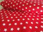 Preview: Baumwollstoff, Sterne, 0,9cm, rot