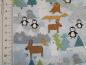 Preview: Patchworkstoff mit mini Pinguinen von Timeless Treasures mit Maß.