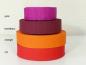 Preview: Gurtband 30mm pink, bordeaux, orange, rot