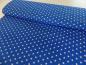 Preview: Baumwollstoff, Sterne, 0,9cm, royal blau