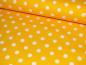 Preview: Baumwollstoff, Punkte,0,7cm, gelb
