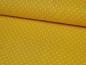 Preview: Baumwollstoff, Punkte,0,7cm, gelb