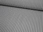 Preview: Baumwollstoff, Streifen,0,3cm, grau