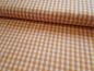 Preview: Baumwollstoff, Karo,0,5cm, orange