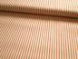 Preview: Baumwollstoff, Streifen,0,3cm, orange