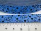 Preview: Webband Marienfäfer blau 2
