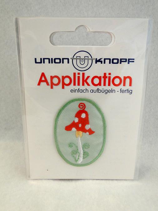 Fliegenpilz - Applikation zum Aufbügeln