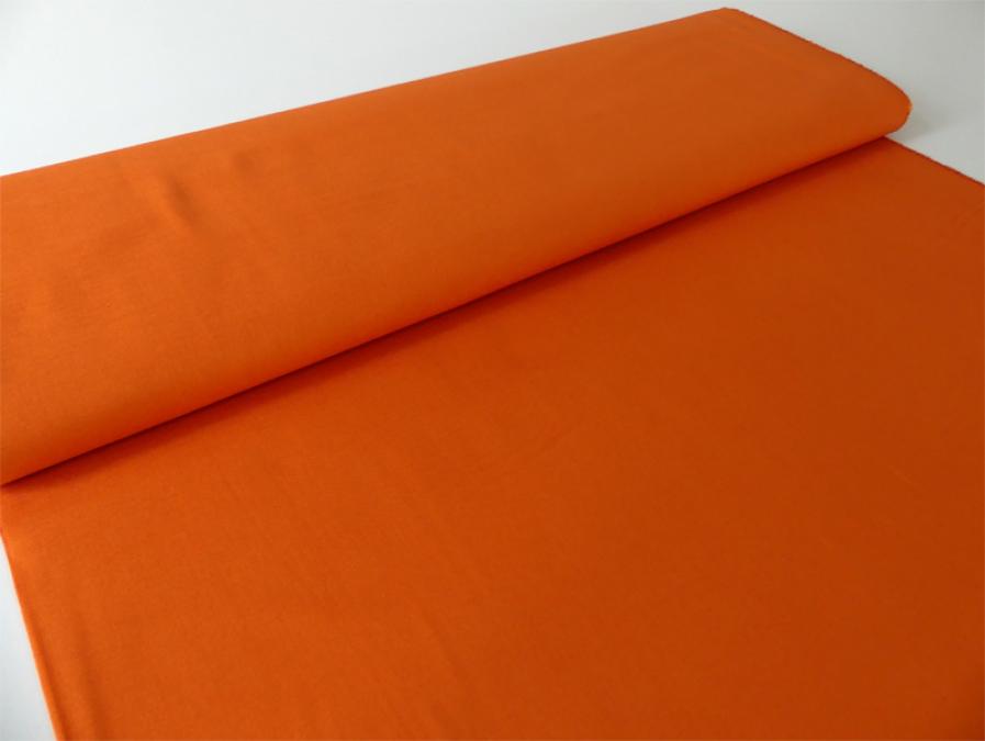 Patchworkstoff , Meterware von Moda in der Farbe mandarine aus der Serie Bella Solide.