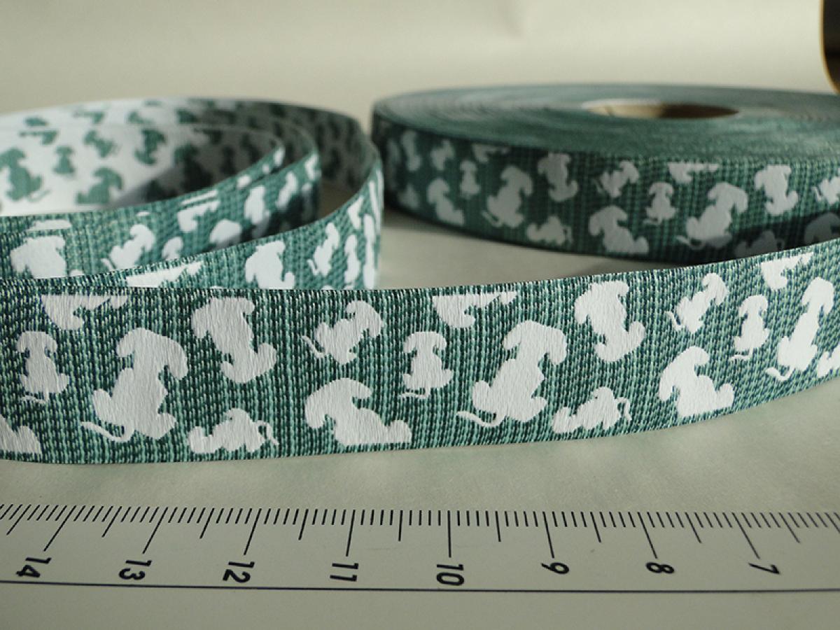 Webband Hunde petrol2