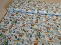 RAR! 70cm - Timeless Winter Mini Pinuine von Timeless Treasure  Tiere Winterwald