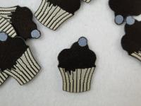 Schoko Muffin zum Aufbügeln